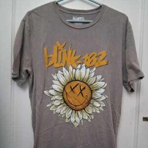 Men's Blink 182 Acid Washed Sunflower T-Shirt